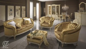 Kursi Sofa Tamu Duco Mewah Italian
