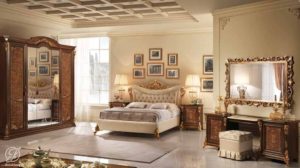 Set Kamar Tidur Klasik Ukir Sinfonia Mewah
