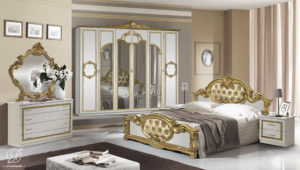 Set Kamar Tidur Mewah Ukir Barocco