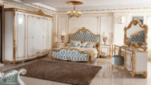 Set Kamar Tidur Mewah Ukir Camlica Duco