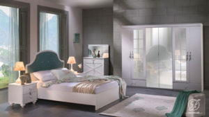 Set Kamar Tidur Minimalis Duco Putih Mewah