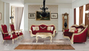 Set Kursi Sofa Tamu Ukir Alita Klasik