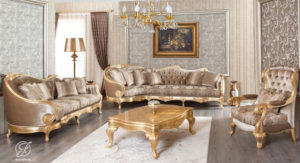 Set Kursi Sofa Tamu Ukir Cardin Mewah