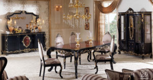 Set Meja Makan Beren Duco Black