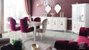 Set Meja Makan Modern Duco Mayra