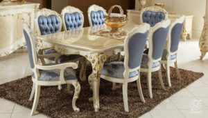 Set Meja Makan Modern Ukir Duco Victorian