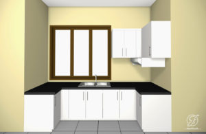 Kitchen Set Letter U Minimalis Modern