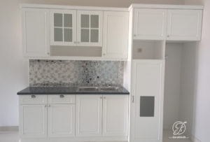 Kitchen Set Minimalis Cat Duco Putih