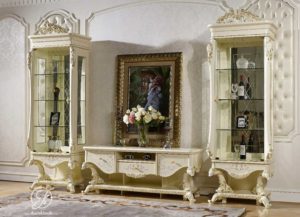 Set Bufet TV Duco Ukir Royal Classic