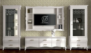 Set Bufet TV Minimalis Ramona Duco Putih