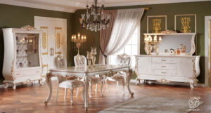 Set Meja Makan Duco Ukir Destan