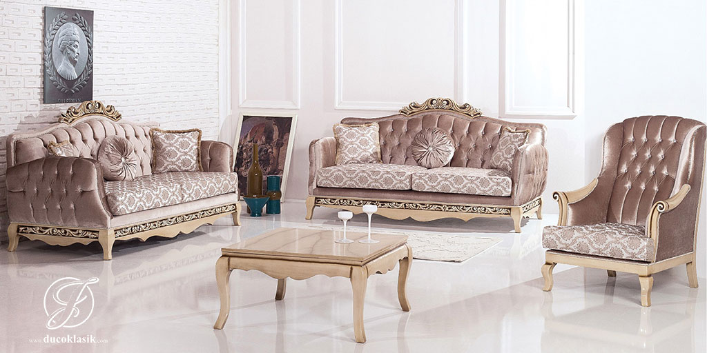 Set Kursi Sofa Tamu Duco Bergama Klasik