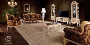 Set Kursi Sofa Tamu Klasik Eropa Minerva