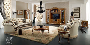 Set Kursi Sofa Tamu Mewah Ukir Barocco