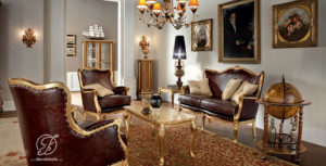 Set Kursi Sofa Tamu Rumah Kantor Klasik