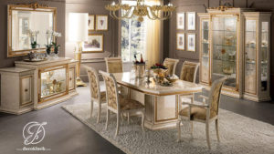 Set Meja Makan Minimalis Duco Italia