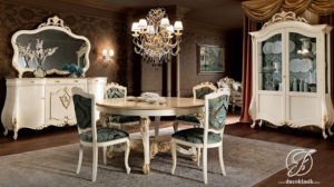 Set Meja Makan Oval Duco Silsilia