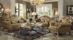 Set Kursi Sofa Tamu Duco Emas Mandarin