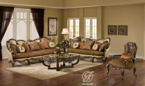 Set Kursi Sofa Tamu Klasik Ukir Abrianna