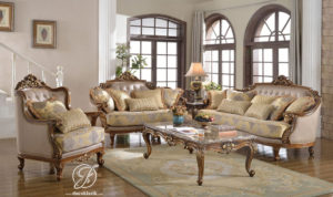 Set Kursi Sofa Tamu Klasik Ukir Vilagio