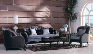Set Kursi Sofa Tamu Modern Ukir Monarki