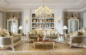 Set Kursi Sofa Tamu Ukir Victoria Modern