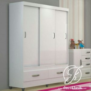 Lemari Anak Laki-Laki 3 Pintu Minimalis Modern