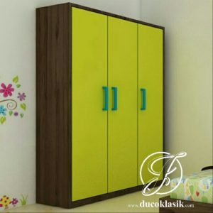 Lemari Anak Minimalis Modern 3 Pintu