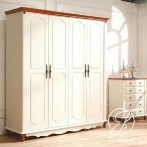 Lemari Baju 4 Pintu Desain Minimalis Modern