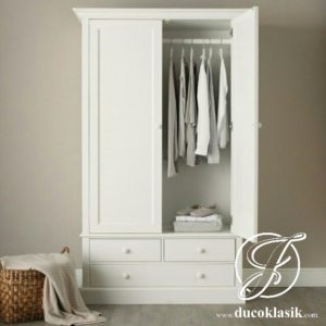 Lemari Baju Anak 2 Pintu Minimalis Duco Modern