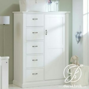 Lemari Baju Anak Minimalis Modern 2 Pintu