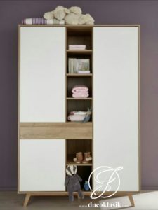 Lemari Baju Anak Minimalis Modern Desain Retro