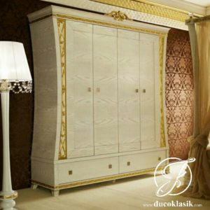 Lemari Minimalis Modern 4 Pintu Gotha Mewah