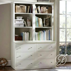 Lemari Rak Buku Minimalis Modern Cat Duco