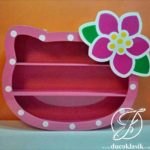 Rak Buku Anak Hello Kitty Minimalis Modern