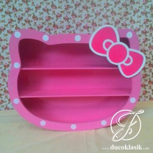Rak Buku Anak Hello Kitty Minimalis Modern