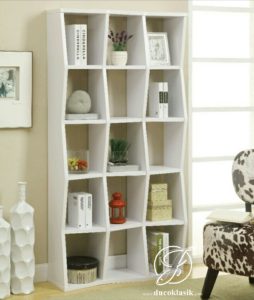 Rak Buku Kayu Desain Minimalis Terbaru