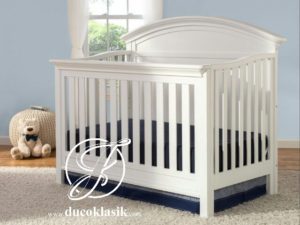 Ranjang Bayi Minimalis Duco Putih