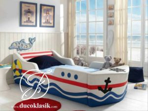 Tempat Tidur Anak Laki Laki Minimalis Bentuk Kapal