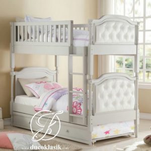 Tempat Tidur Anak Tingkat Minimalis Busa Jok