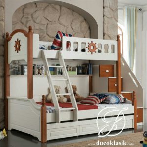 Tempat Tidur Anak Tingkat Minimalis Desain Kapal