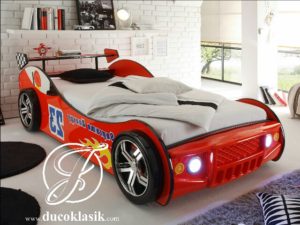 Tempat Tidur Mobil Anak Laki-Laki Racing Cars