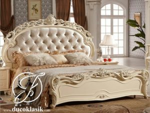 Tempat Tidur Eropa Royal Ukir Mewah