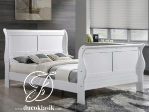 Tempat Tidur Minimalis Louis Duco Putih