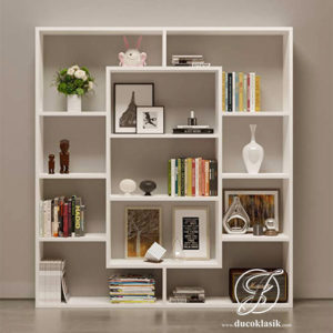 Rak Buku Serbaguna Minimalis Mewah