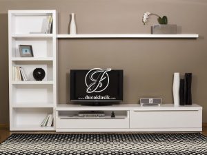 Meja Rak TV Dinding Minimalis Modern