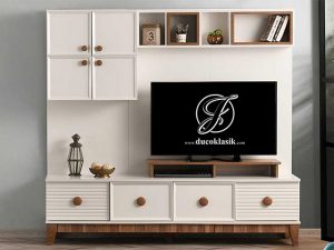 Meja Rak TV Partisi Minimalis Modern